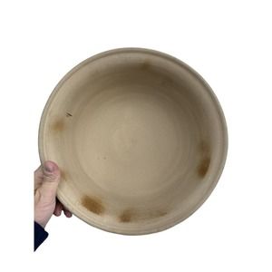 Vintage Pottery Bowl With Handle 12” X 5”